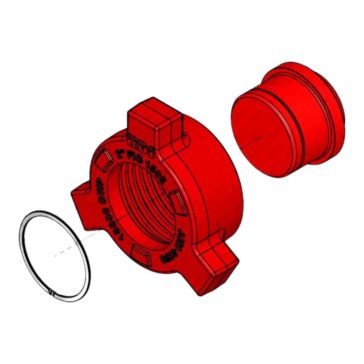 Blanking Cap, 2” 1502 M, 15000 psi, STD Service