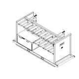 Skid - Pipe Rack - 3 In Fig 1502/602 - Modified SKIDP-001 w/ Upper Fitting Rack